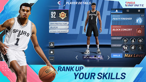 NBA Infinite - PvP Basketball app screenshot